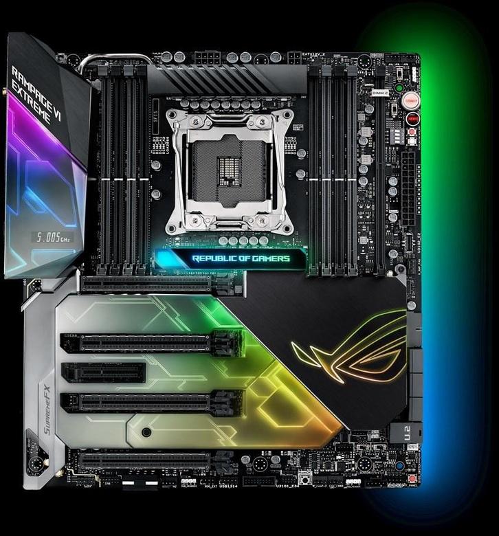 Asus rampage vi extreme in zeer goede staat, Computers en Software, Moederborden, Gebruikt, Intel, DDR4, Ophalen of Verzenden