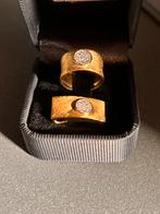 18k ring en kettinghanger, Ophalen, Met edelsteen, Dame, Goud