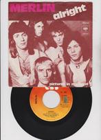 Merlin  – Alright    1974   Glam Rock, Cd's en Dvd's, Vinyl Singles, Gebruikt, 7 inch, Single, Ophalen of Verzenden