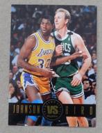 Magic Johnson / Larry Bird NBA basketball 2 card lot, Sport en Fitness, Verzenden, Zo goed als nieuw, Overige typen