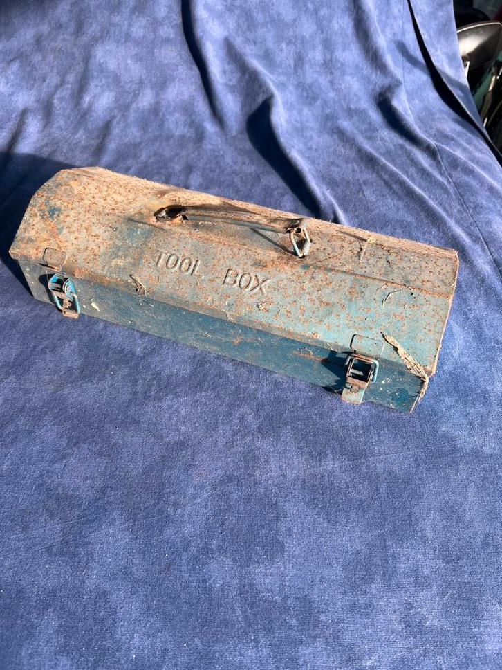 Vintage gereedschapskist, Verzamelen, Retro, Huis en Inrichting, Ophalen