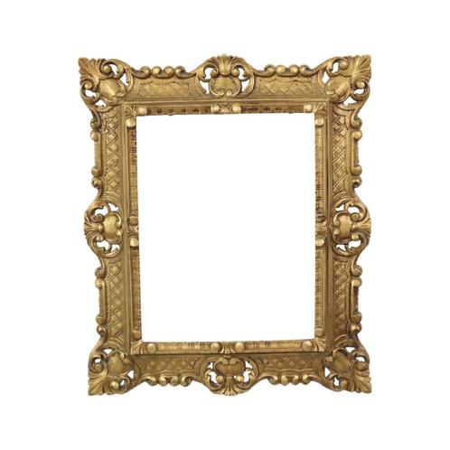 Italiaanse Kunststof Rococo Lijst Goudkleurig CM Mod Dep 44x, Huis en Inrichting, Woonaccessoires | Lijsten, Gebruikt, Minder dan 50 cm