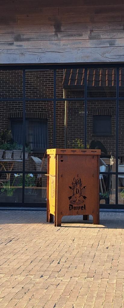 Duvel Cortenstaal BBQ, Verzamelen, Overige Verzamelen, Zo goed als nieuw, Ophalen