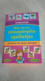 Mijn eerste concentratiespelletjes - 50 leerkaarten, Enfants & Bébés, Jouets | Éducatifs & Créatifs, Enlèvement ou Envoi, Comme neuf