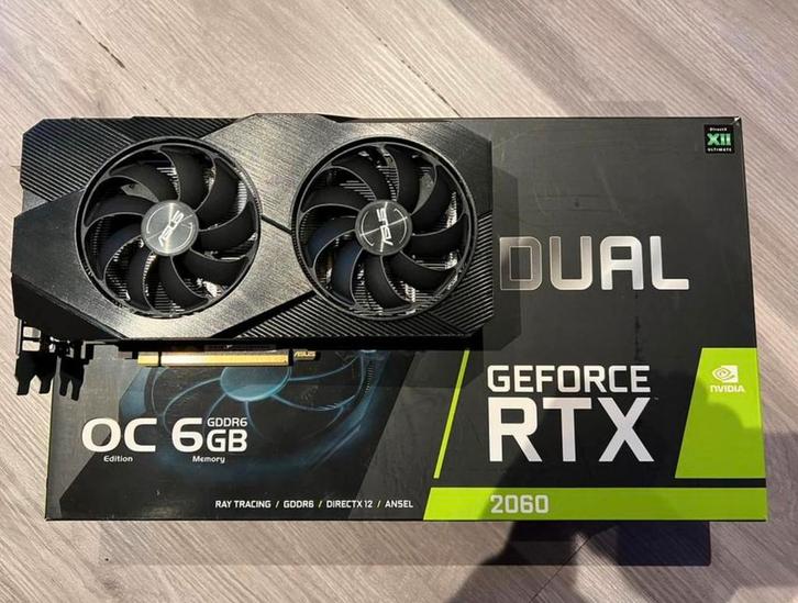 RTX 2060 GPU OC 6GB, Computers en Software, Videokaarten, Zo goed als nieuw, Ophalen of Verzenden