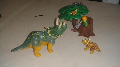 PLAYMOBIL TRICERATOPS ET SON BEBE 5234, Enfants & Bébés, Jouets | Playmobil, Utilisé, Ensemble complet, Enlèvement ou Envoi