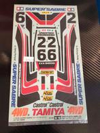 Vintage RC auto Tamiya Super Saber Buggy Decal Sheet 1987, Hobby en Vrije tijd, Elektro, Verzenden, Nieuw, Schaal 1:10