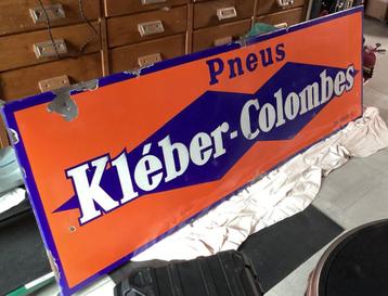 Emaille bord Kléber)Colombes beschikbaar voor biedingen