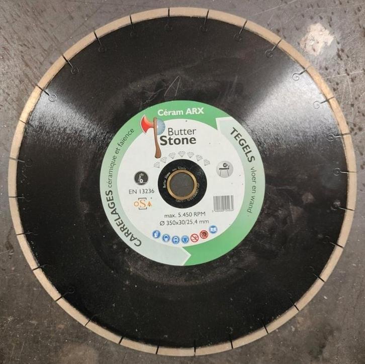 BUTTERSTONE CERAM ARX DIAMANTSCHIJF, Doe-het-zelf en Bouw, Gereedschap | Zaagmachines, Ophalen of Verzenden