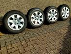Jantes en alliage originales Audi avec pneus hiver 195/65-15, Ophalen, Gebruikt, 15 inch, Banden en Velgen