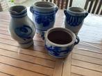 Oude blauwe potten, Antiek en Kunst, Ophalen