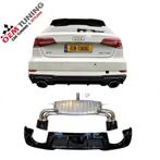 RS3 BUMPER Diffuser | AUDI A3 8V | 2016-2019 | SLINE HATCHBA, Nieuw, Achter, Bumper, Audi