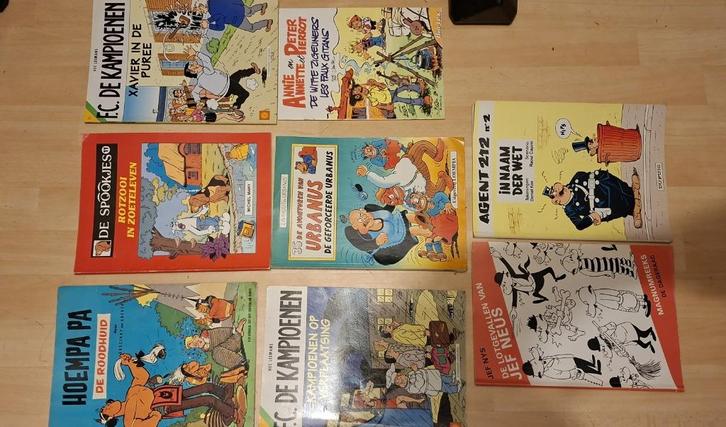 Strips Jommeke, Suske en Wiske en Urbanus, Boeken, Stripverhalen, Gelezen, Meerdere stripboeken, Ophalen