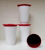 Tupperware « Verre à Cocktail Allegra » Blanc & Rouge, Enlèvement ou Envoi, Neuf, Rouge, Récipient ou Bol