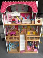 Houten poppenhuis inclusief meubilair  Bandits and Angels, Ophalen, Gebruikt, Meubelstuk of Keukentje