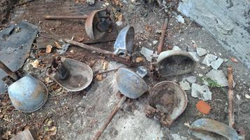 Abreuvoirs anciens pour vaches. 11 pièces