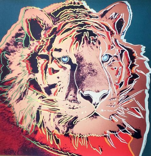 Andy Warhol “Siberian Tiger" - F&S II # 297, Antiek en Kunst, Kunst | Litho's en Zeefdrukken, Verzenden