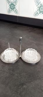 Zout- en peperstrooier, onderstel van sterling zilver, Ophalen, Zilver