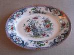 English Pottery: grote schaal met Chinees decor, Minton?, Antiek en Kunst, Ophalen