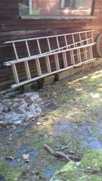 3 Delige Aluminium ladder van het merk Excelsior, Ophalen, Gebruikt, Ladder, Opvouwbaar of Inschuifbaar