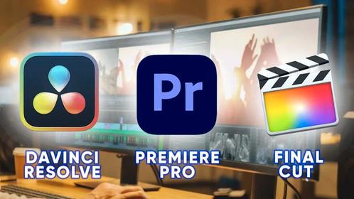 DaVinci Resolve + Premiere Pro + Final Cut Pro (MacOS), Informatique & Logiciels, Logiciel d'Édition, Enlèvement ou Envoi