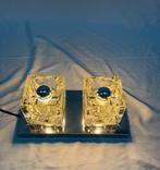 Peill & Putzler 'Ice Cube' wandlamp of plafondlamp jaren '70, Enlèvement ou Envoi, Utilisé, Ampoule