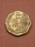 CHILI 5 Pesos 1995, Timbres & Monnaies, Monnaies | Amérique, Amérique du Sud, Enlèvement ou Envoi, Monnaie en vrac