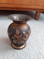 messing vaasje, Moins de 50 cm, Enlèvement ou Envoi, Autres couleurs, Comme neuf