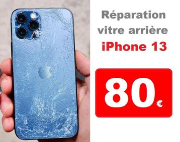 Réparation vitre arrière iPhone 13 pas cher à Bruxelles, Enlèvement, Apple iPhone