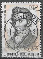 Belgie 1974 - Yvert 1738/OBP 1742 - Adolphe Quetelet  (ST), Verzenden, Gestempeld, Kunst