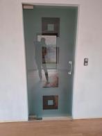 Glazen deur 202 x 87 cm, Ophalen