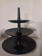 Zwarte etalagère kunststof, Ophalen, Overige materialen, Gebruikt, Schaal of Schalen