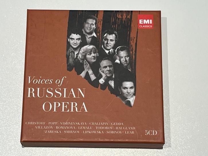 Christoff, Popp, Vishnevskaya... – Voices Of Russian Opera, Cd's en Dvd's, Cd's | Klassiek, Gebruikt, Boxset, Ophalen of Verzenden