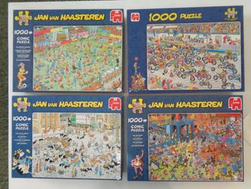 Jan van Haasteren puzzels (4 van 1000 stukjes) deel 5 beschikbaar voor biedingen