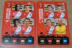 Excelsior Moeskroen: 2 verzamelkaarten - seizoen 2008-2009, Ophalen of Verzenden, Gebruikt, Poster, Plaatje of Sticker