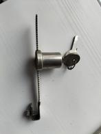 Sloten, Doe-het-zelf en Bouw, Hang- en Sluitwerk, Ophalen of Verzenden, Zo goed als nieuw, Inox, Slot