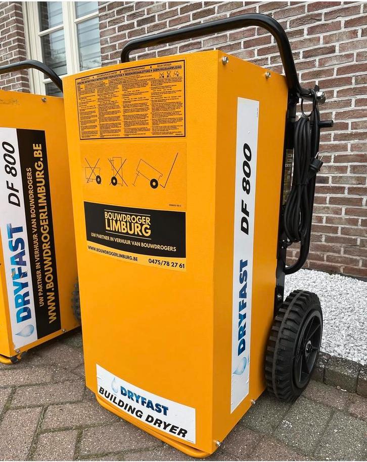 Goedkoopste bouwdroger te huur Dryfast DF800 en DF400, Bricolage & Construction, Chauffe-eau & Boilers, Neuf, Enlèvement