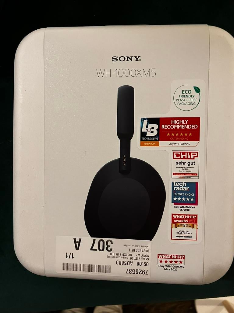 Sony WH-1000XM5, Enlèvement ou Envoi, Comme neuf