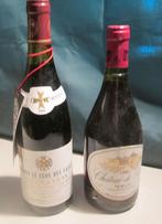2 Oude Flessen Franse Wijn van 1986, Verzamelen, Frankrijk, Ophalen of Verzenden, Zo goed als nieuw, Rode wijn