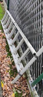 Uitschuifbare ladder 4 meter, Doe-het-zelf en Bouw, Ophalen, Gebruikt, Ladder, Opvouwbaar of Inschuifbaar