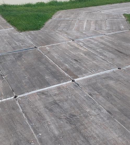 Steenschotten 120/60/4, Tuin en Terras, Terrasdelen en Vlonders, Gebruikt, Hout, Ophalen