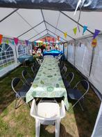 Stevige partytent 8m op 4m, Ophalen, Gebruikt, Partytent