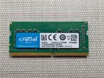 4GB DDR4 SODIMM RAM Crucial, Computers en Software, RAM geheugen, DDR4, Ophalen of Verzenden, Zo goed als nieuw, Laptop