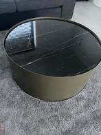 Ronde salontafel mat arduinen blad, Huis en Inrichting, Ophalen, Zo goed als nieuw