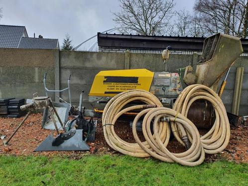 TURBOSOL prof.zwaar CHAPE & betonmachine pomp overnamen mog., Doe-het-zelf en Bouw, Betonmolens, Gebruikt, Ophalen of Verzenden