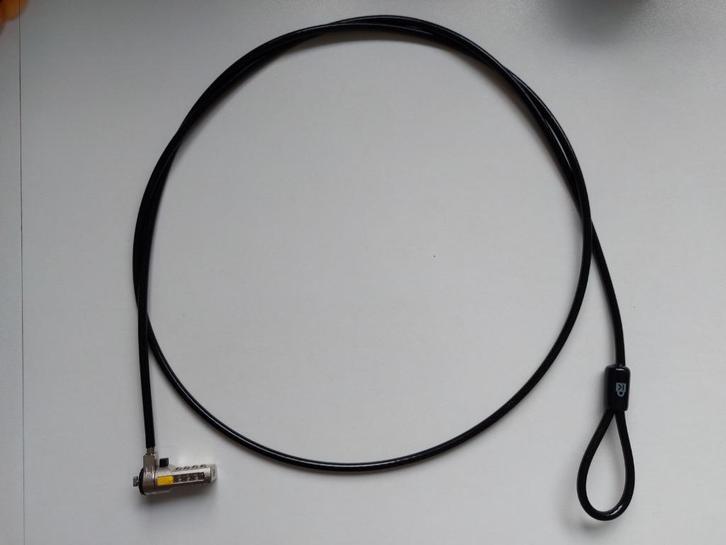 Kensington beveiligingskabel/slot voor laptop, Informatique & Logiciels, Ordinateurs & Logiciels Autre, Comme neuf, Enlèvement