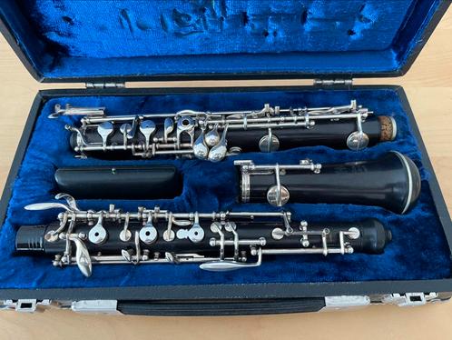 Strasser hobo, Muziek en Instrumenten, Blaasinstrumenten | Hobo's, Gebruikt, Met koffer, Ophalen