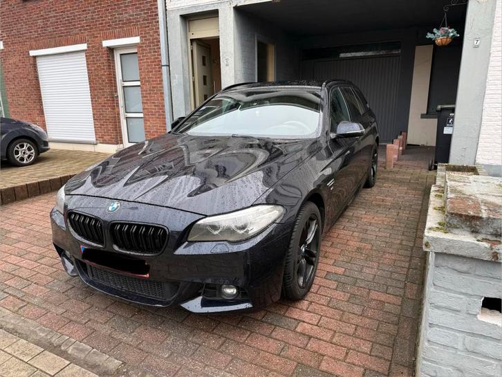 BMW 5 serie euro6b, Auto's, BMW, Particulier, 5 Reeks, Airconditioning, Diesel, Euro 6, Break, 5 deurs, Automaat, Zwart, Zwart