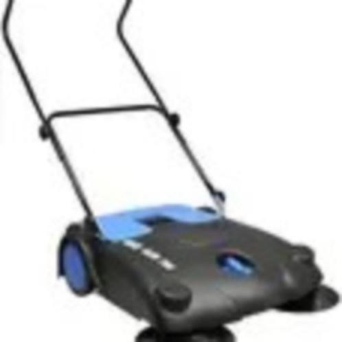 Manuele veegmachine met opvangbak, Tuin en Terras, Veegmachines, Gebruikt, Ophalen