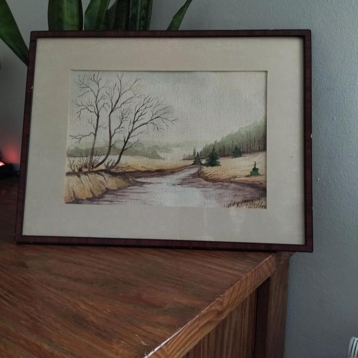 Aquarelle, Antiquités & Art, Art | Peinture | Classique, Enlèvement ou Envoi